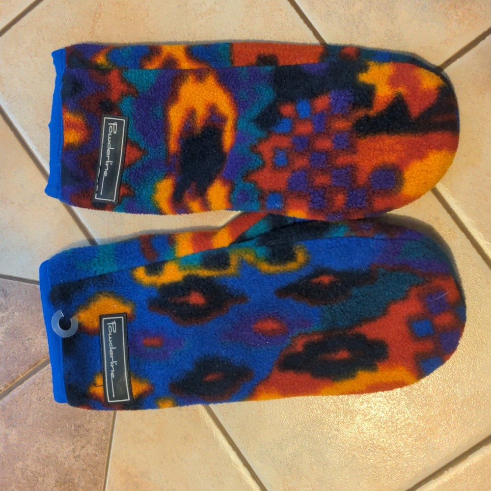 Powderline fleece mittens used